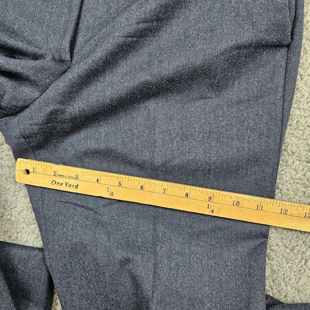 Talbots 2 Piece Suit Womens 6 32x30 Blue Italian Flannel Wool Stretch Academia - Picture 16 of 16